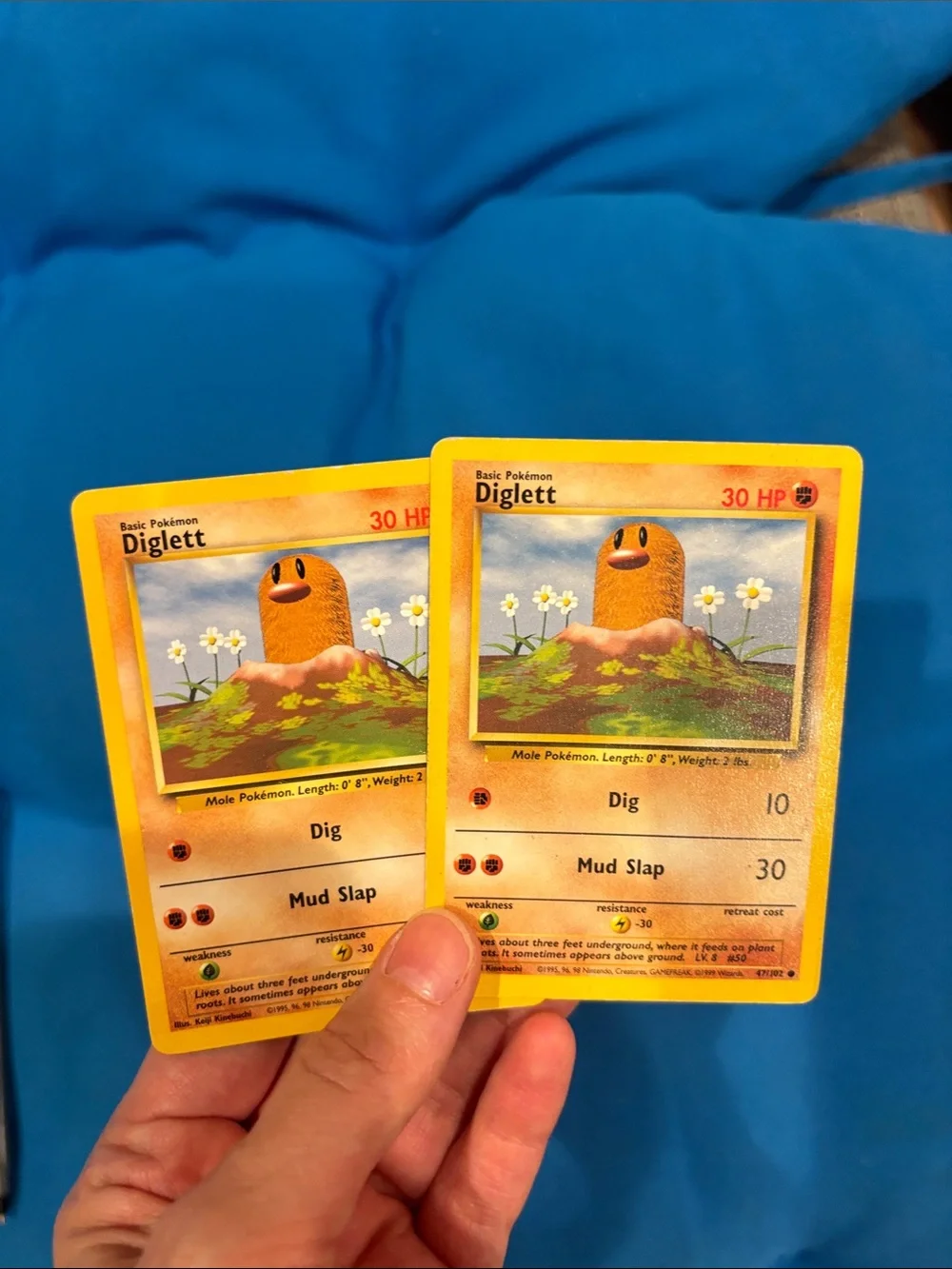 Pokémon Cards Diglett HP 30 1995,1996,1998 NWOTS Strength Type Pokemon